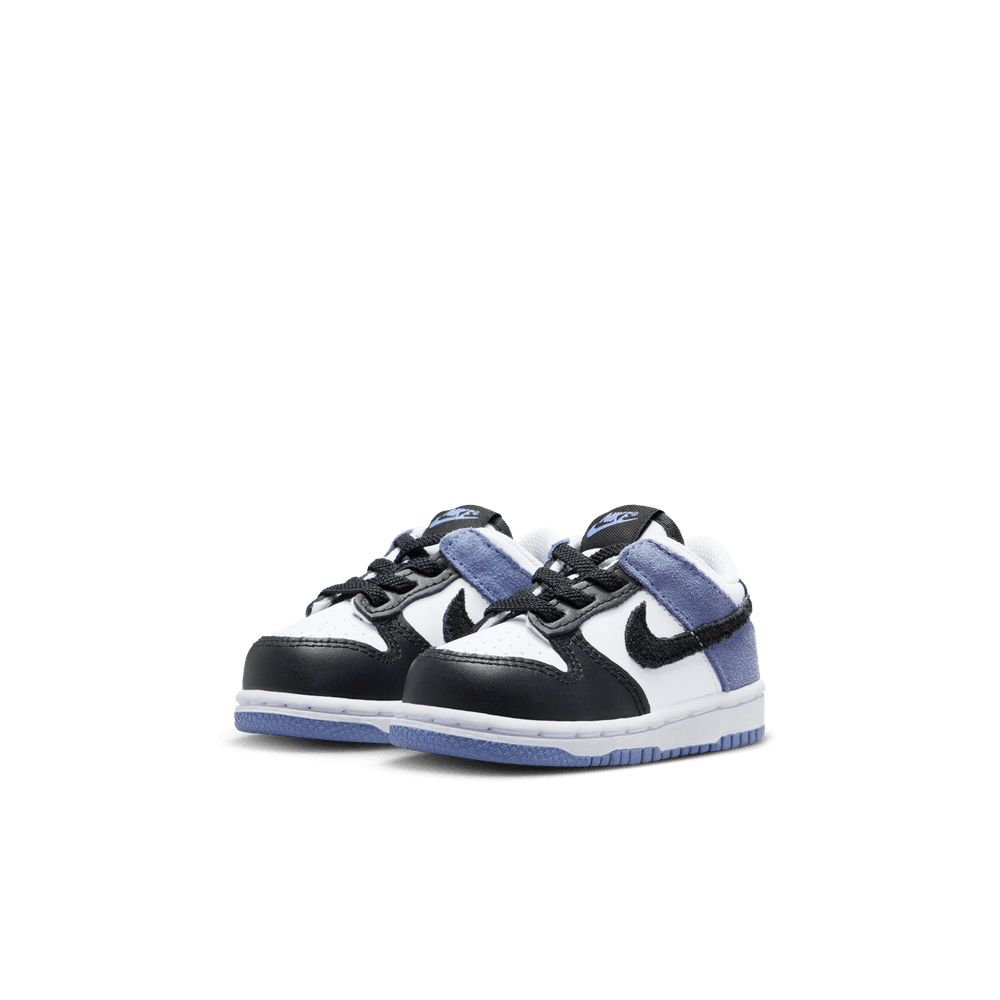 Nike Dunk Low Essential+ Baby/Toddler Shoes (TD) 'White/Black/Indigo'