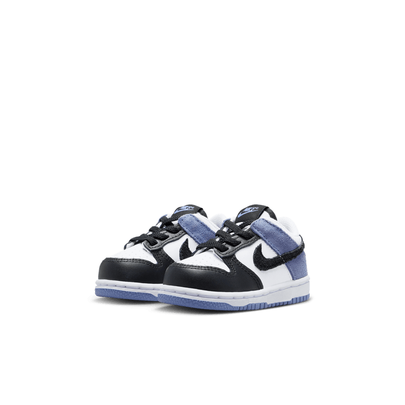 Nike Dunk Low Essential+ Baby/Toddler Shoes (TD) 'White/Black/Indigo'
