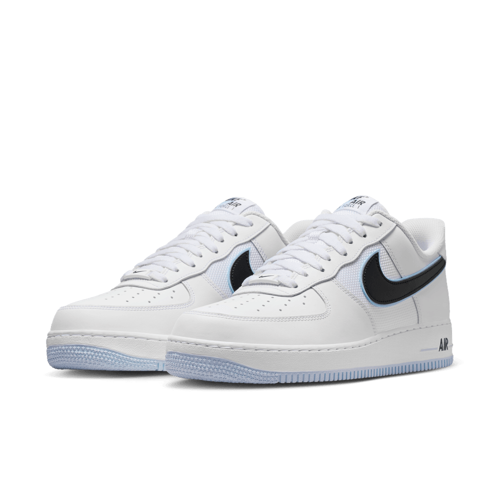 Nike Air Force 1 '07 Men's Shoes 'White/Black/Hydrogen Blue'
