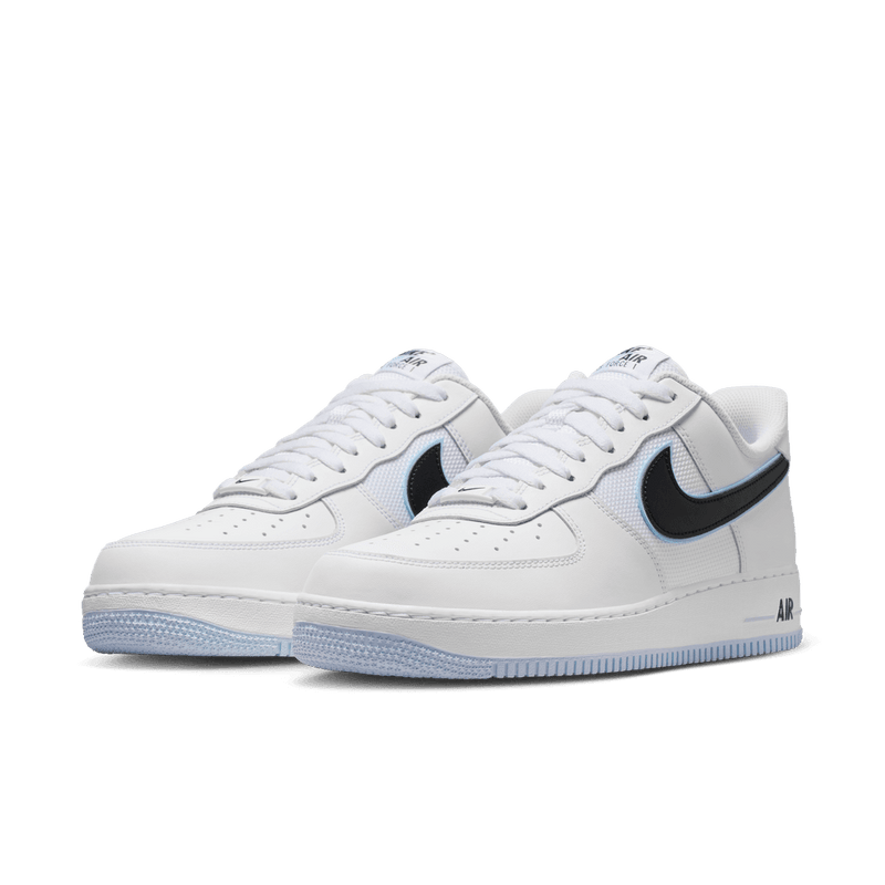 Nike Air Force 1 '07 Men's Shoes 'White/Black/Hydrogen Blue'