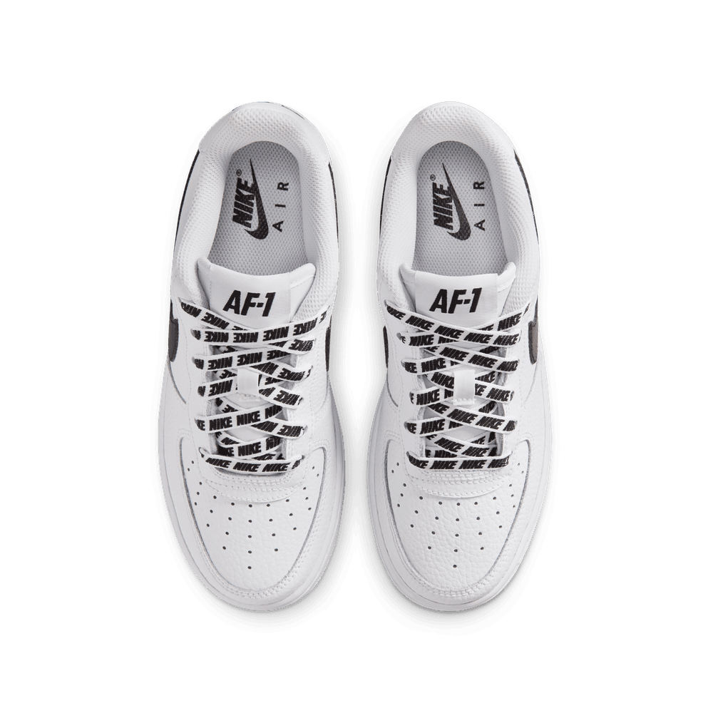 Nike Air Force 1 Low Big Kids' Shoes (GS) 'White/Black'