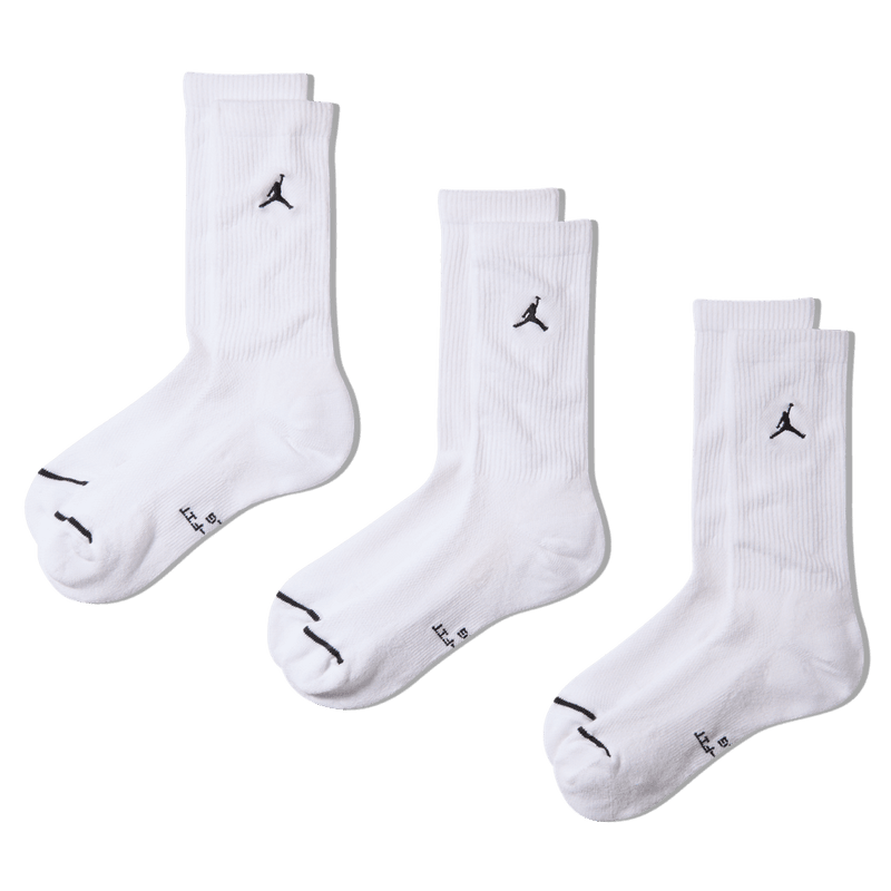 Jordan Everyday Crew Socks (3 Pairs) 'White'