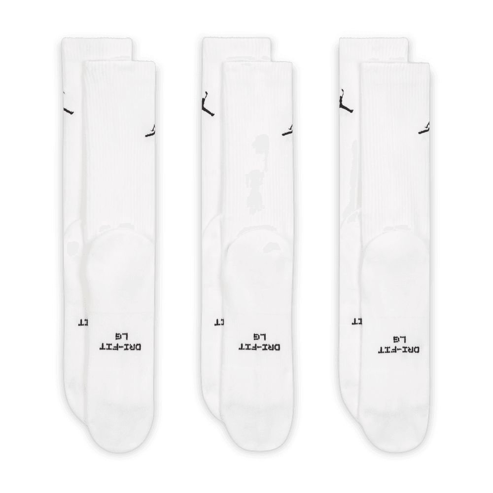 Jordan Everyday Crew Socks (3 Pairs) 'White'