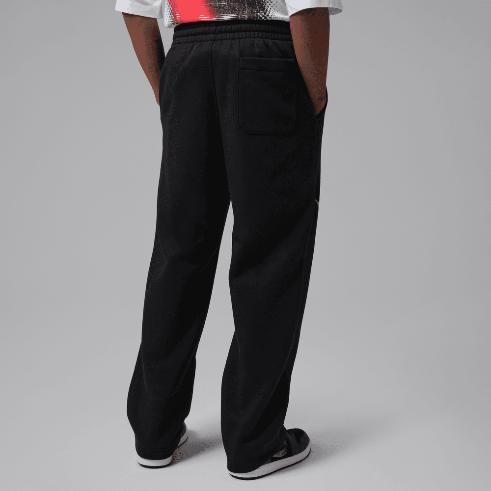Jordan Brooklyn Space Jam Men's Fleece Open-Hem Pants 'Black'