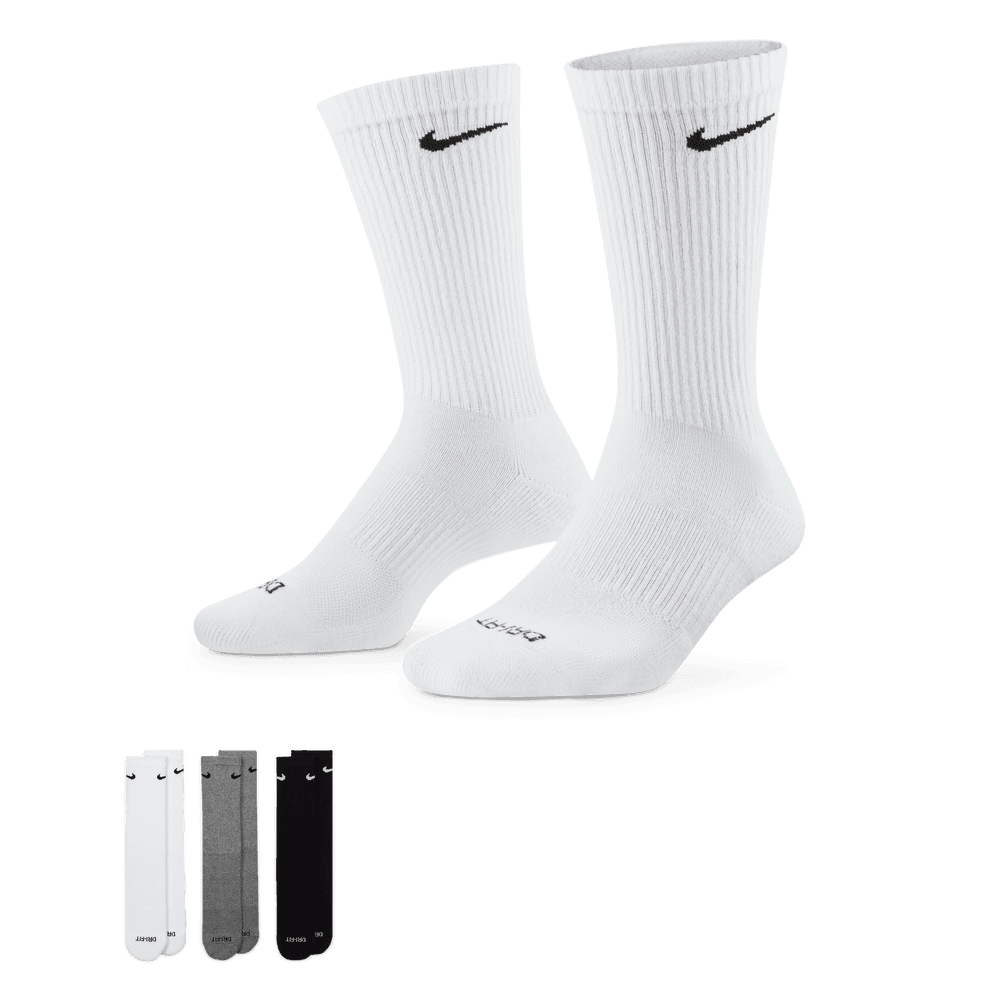 Nike Everyday Plus Cushioned Training Crew Socks (3 Pairs) 'Multi Color'