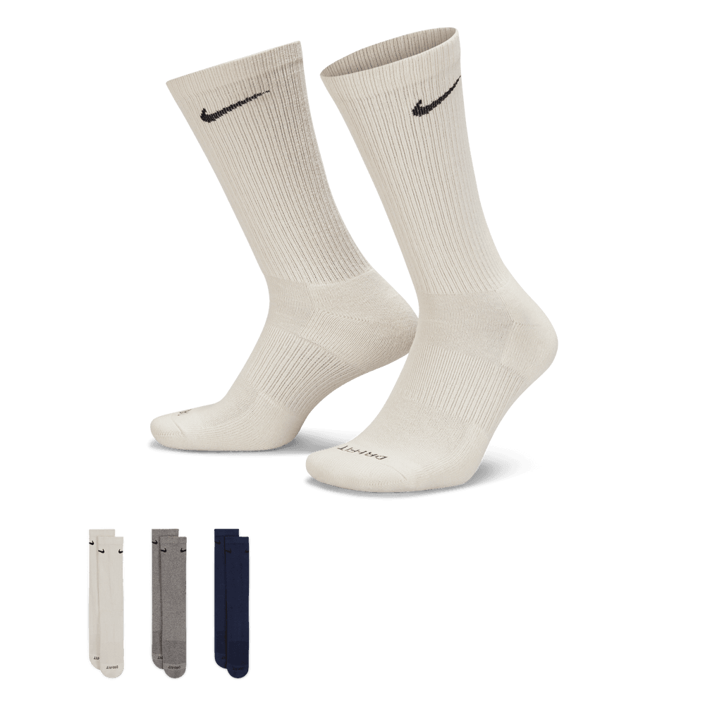 Nike Everyday Plus Cushioned Training Crew Socks (3 Pairs) 'Multi Color'