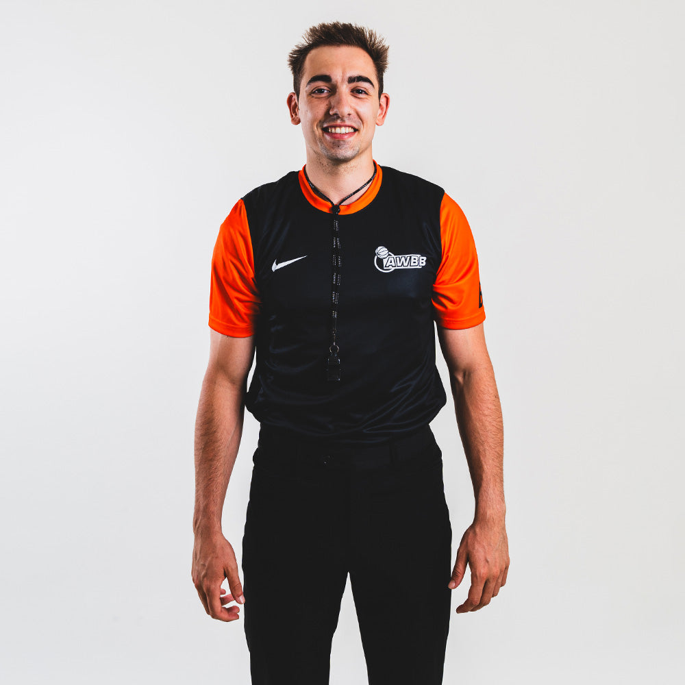 AWBB Refspect Referee Shirt Men 'Black/Orange'