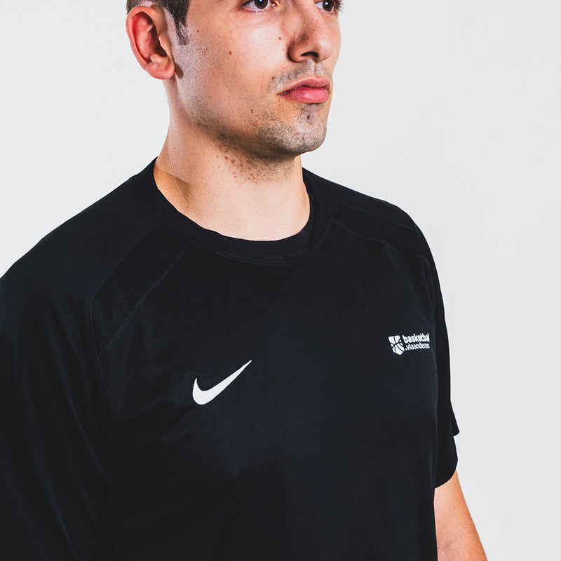 Basketbal.Vlaanderen Referee Training T-shirt Men 'Black'