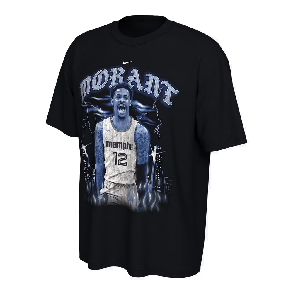 Nike NBA Ja Morant City Edition Kids Player Tee T-Shirt 'Black'