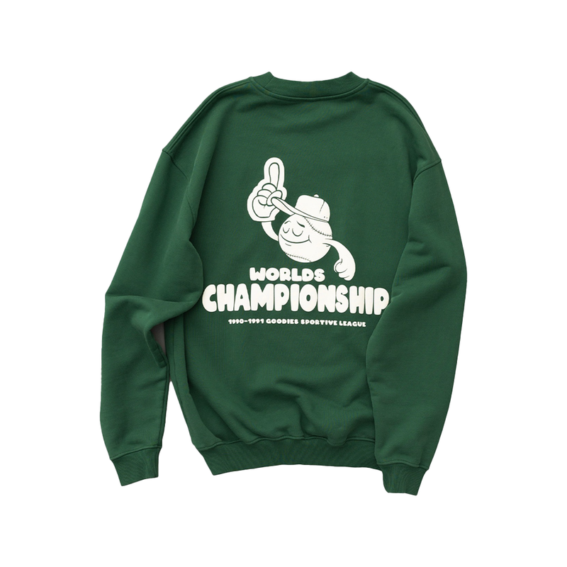 Goodies Sportive 550G Championship Crewneck Sweater 'Green'