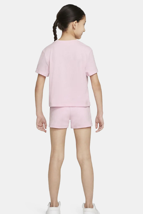 Jordan Essentials Shorts Kids' Set 'Pink Foam'