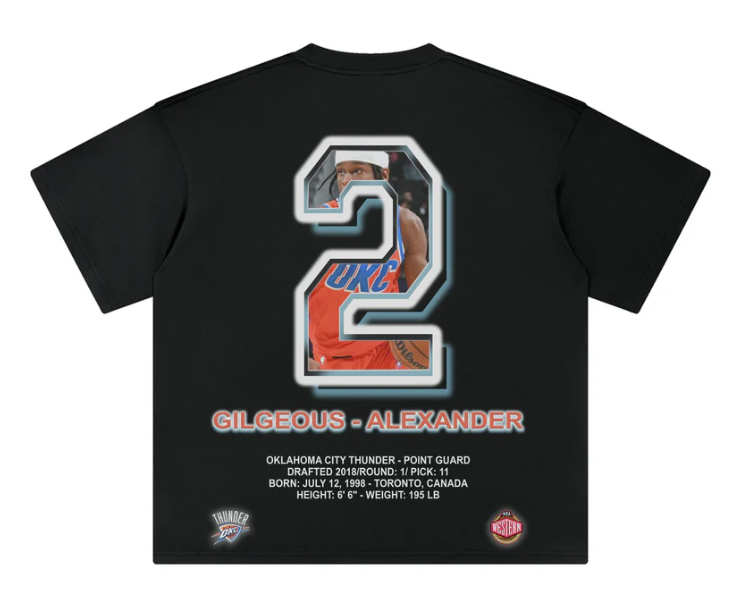 Athentiq Shai Gilgeous Alexander T-Shirt 'Black'