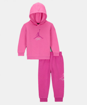 Jordan Mj Baseline 2 Pieces Little Kids Set 'Fire Pink'