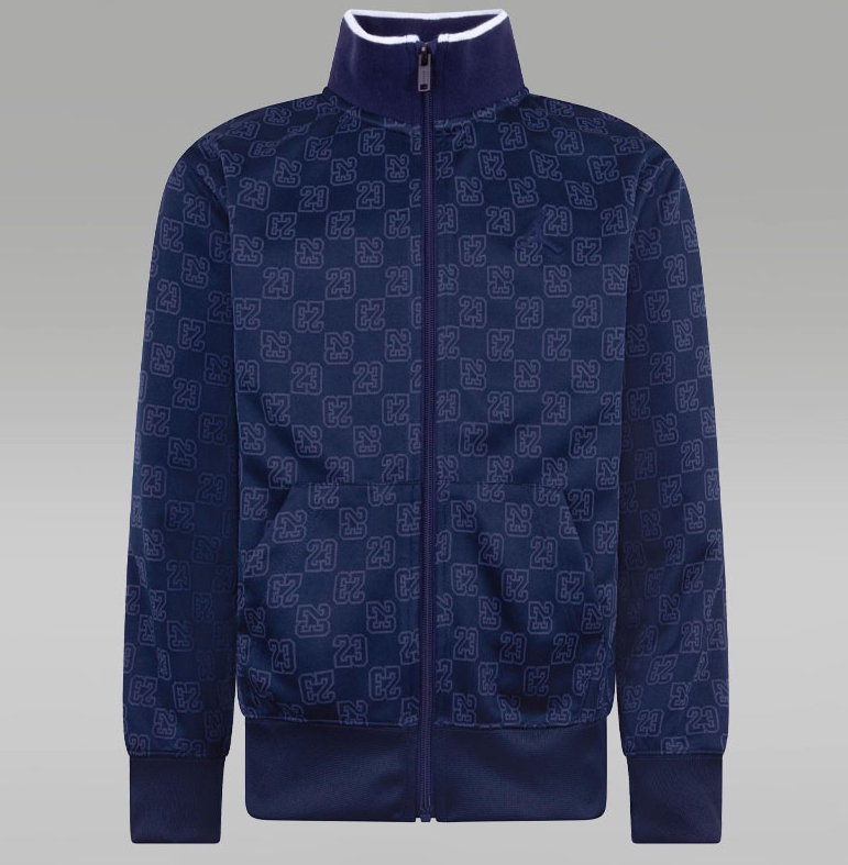 Jordan Monogram Kids Jacket 'Midnight Navy'