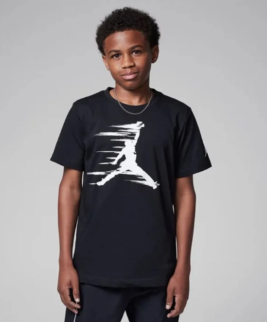 Jordan MVP Motion Jumpman Kids T-Shirt 'Black'