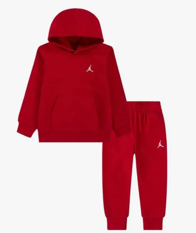 Jordan Toddler Brooklyn Fleece Set 'Red'