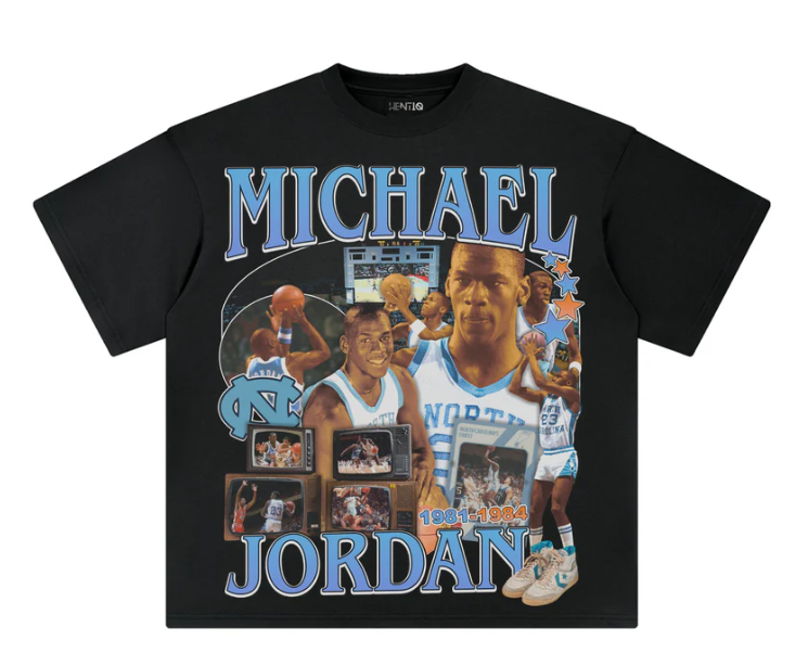 Athentiq Jordan UNC T-Shirt 'Black'