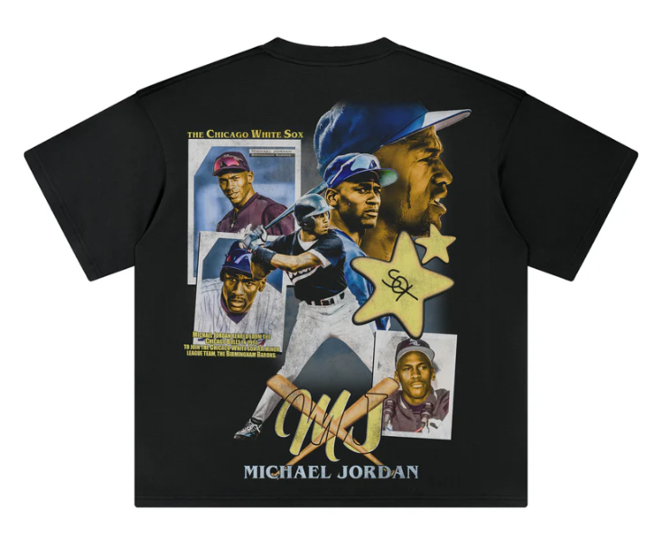 Athentiq Jordan Big Face V3 T-Shirt 'Black'