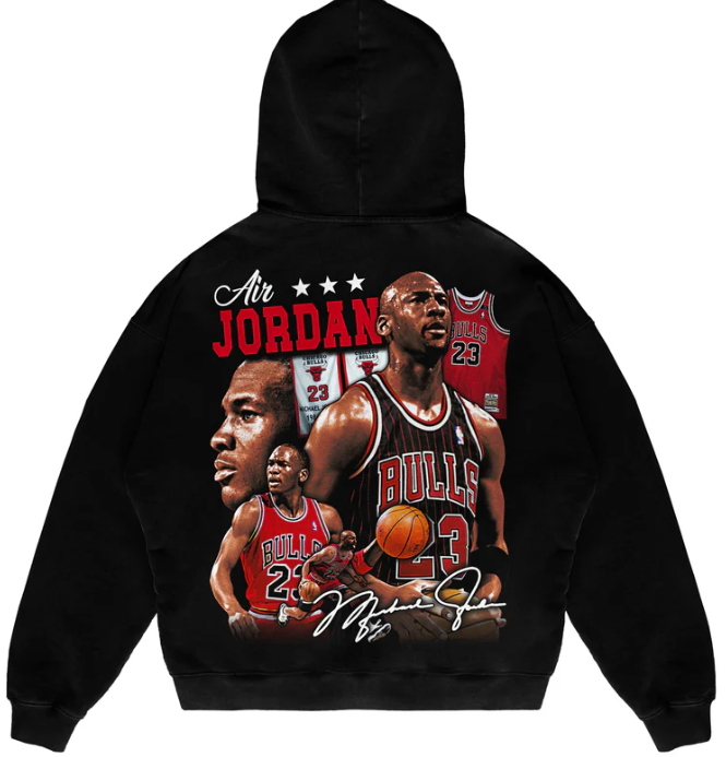 Athentiq Michael Jordan Hoodie 'Black'