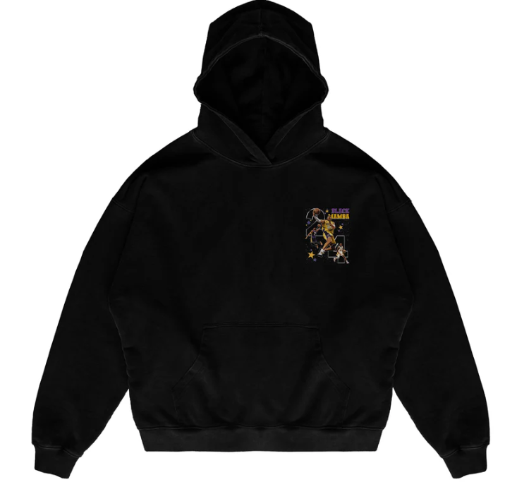 Athentiq Kobe Bryant 24 Hoodie 'Black'