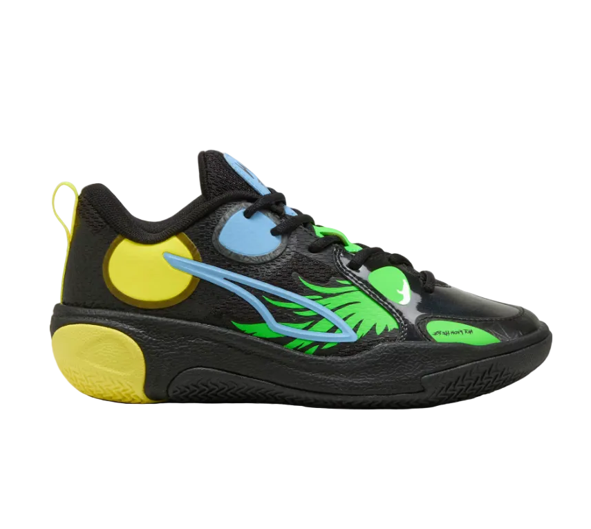 Puma MB World 01 JR 'Black/Lemon Crush'