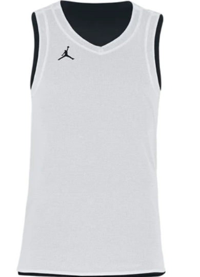Mens Jordan Team25 Basketball Stock Reversible Jersey 'Black/White'