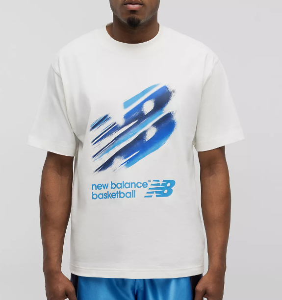 New Balance Basketball Graphic T-Shirt 'White'