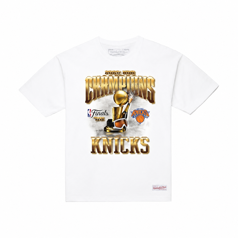 Mitchell & Ness New York Knicks 2026 NBA Finals Champions T-Shirt 'Off White'