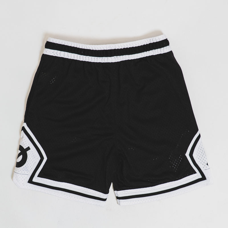 KLOVR Mesh Basketball Shorts 'Black/White'