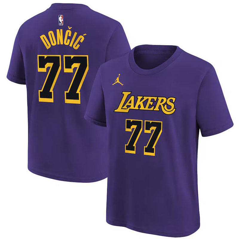 NIke Boys Statement N&N Tee 'Luka Donic Purple'
