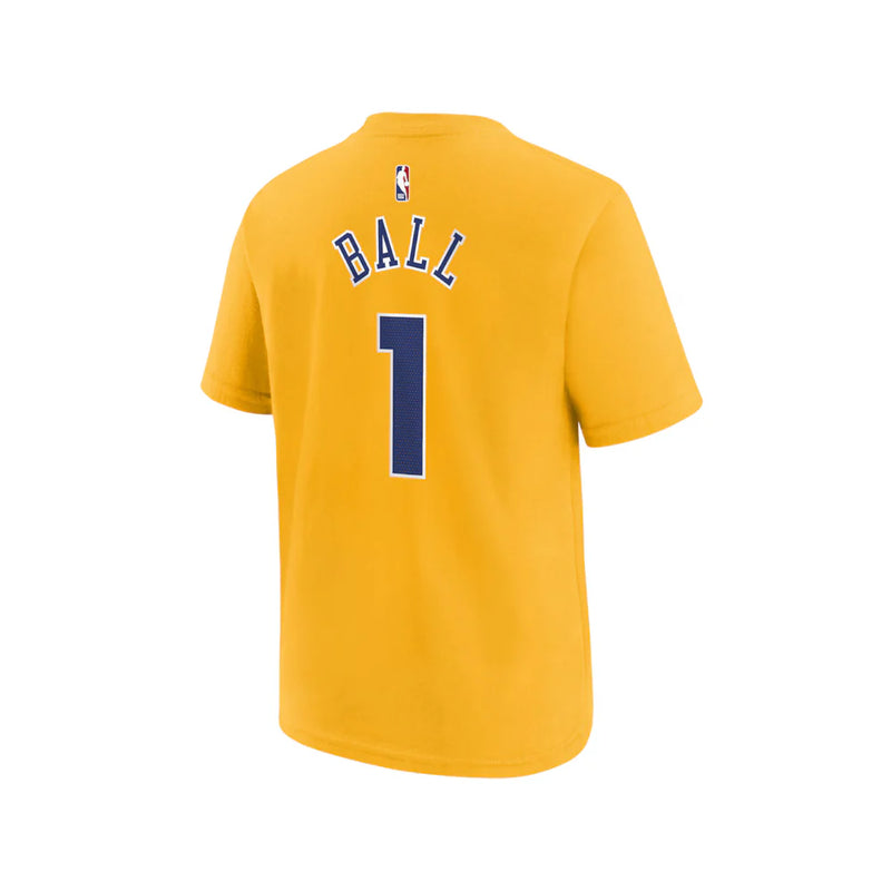 Charlotte Hornets Lamelo Ball City Edition Kids Nike Name & Number T-Shirt 'Amarillo'