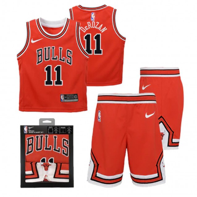 Demar DeRozan Chicago Bulls Nike Replica Icon Jersey Kids Box Set 'Red'