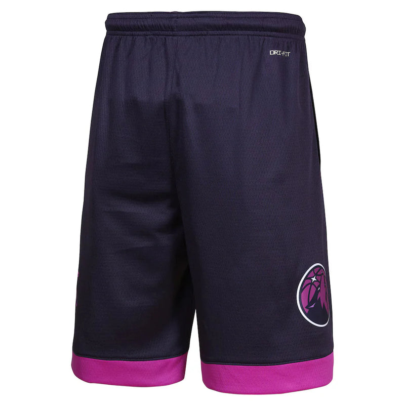 Nike Minnesota Timberwolves City Edition Swingman Kids Short 'Purple'