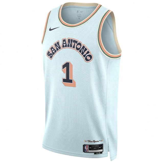 Nike Victor Wembanyama San Antonio Spurs City Edition Boys Jersey 'Glacier Blue'