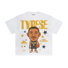 Athentiq Tyrese Haliburton Cartoon T-Shirt 'White'