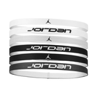 Jordan Sport Elastic Headbands 6-Pack 'Black/White'