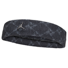 Jordan Dri-Fit Terry Headband Printed Black/Off Noir/Iron Grey