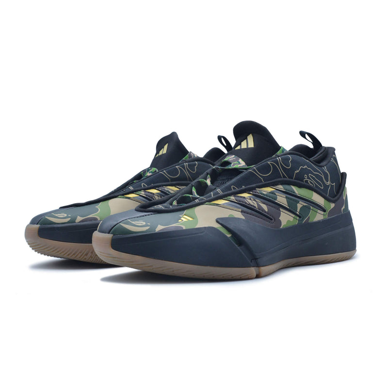 BAPE x Adidas Dame 9 "Camo" Men's Basketball Shoes 'Black/Green/Gold'