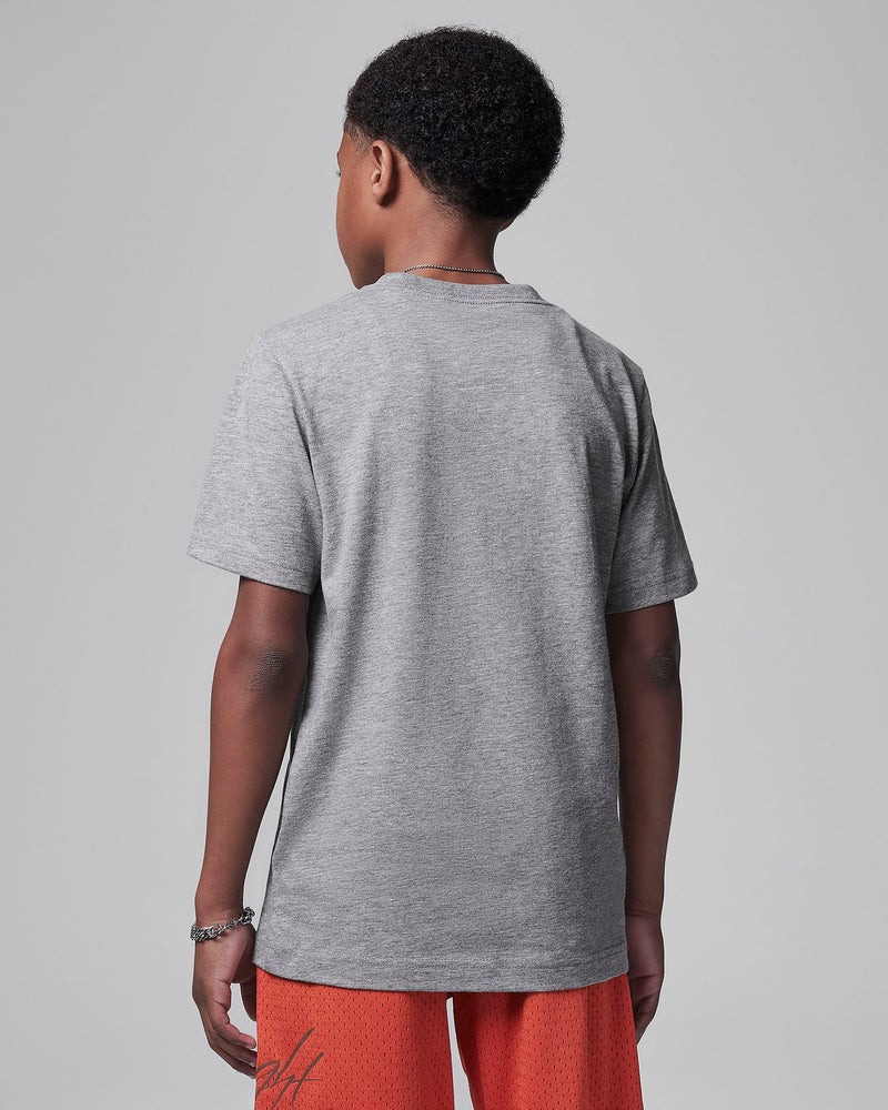 Jordan Big Kids' Jumpman Air Embroidered T-Shirt 'Carbon Heather'