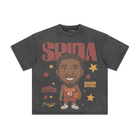 Athentiq Donovan Mitchell 'Spida' Cartoon T-Shirt 'Vintage Dark Grey'