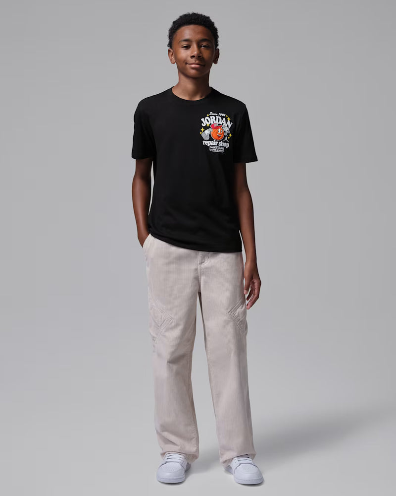 Jordan Big Kids' MJ's Repair Shop T-Shirt 'Black'