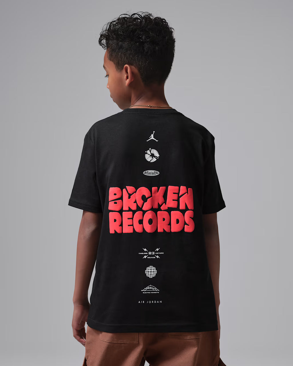 Jordan Big Kids' Broken Records T-Shirt