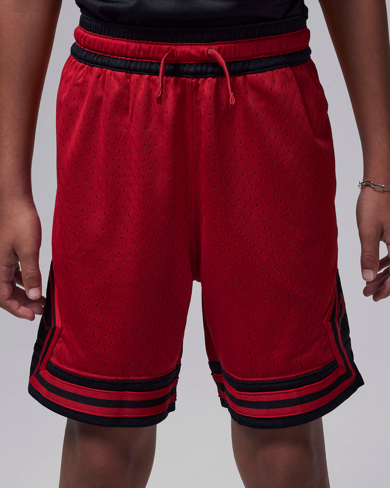 Jordan Sport Big Kids' Dri-FIT Diamond Shorts 'Red/Black'