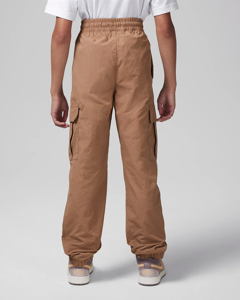 Jordan Big Kids' MJ Double Cargo Pants 'Brown'