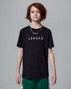 Jordan Big Kids' Embroidered T-Shirt 'Black'