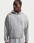 Nike Standard Issue Men's Therma-FIT Brushed Basketball Pullover Hoodie 'Grey Heather'