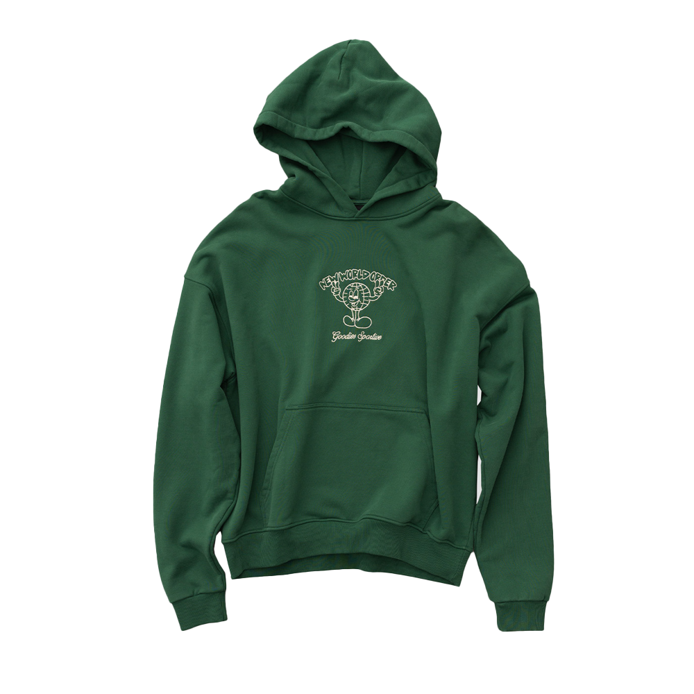 Goodies Sportive 550G New World Hoodie 'Green'
