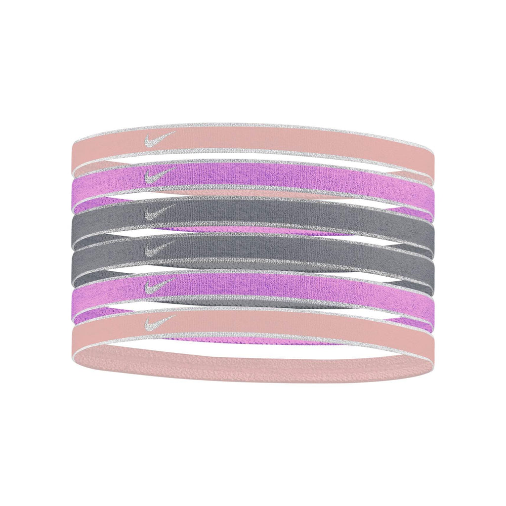 Nike Swoosh Sport Headbands 6 Pack 'Red/Silver/Fuchsia'