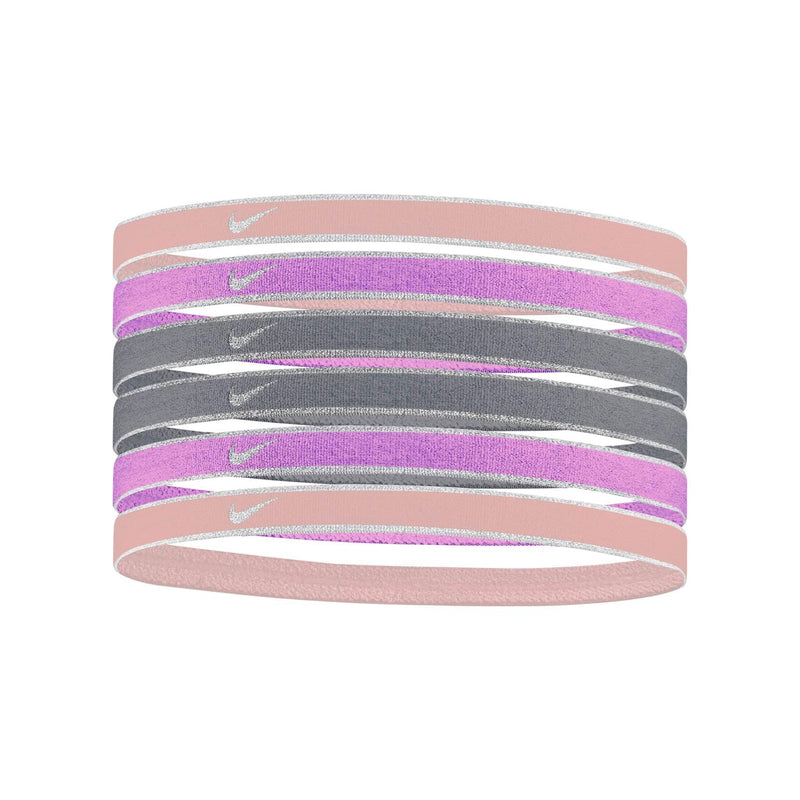 Nike Swoosh Sport Headbands 6 Pack 'Red/Silver/Fuchsia'