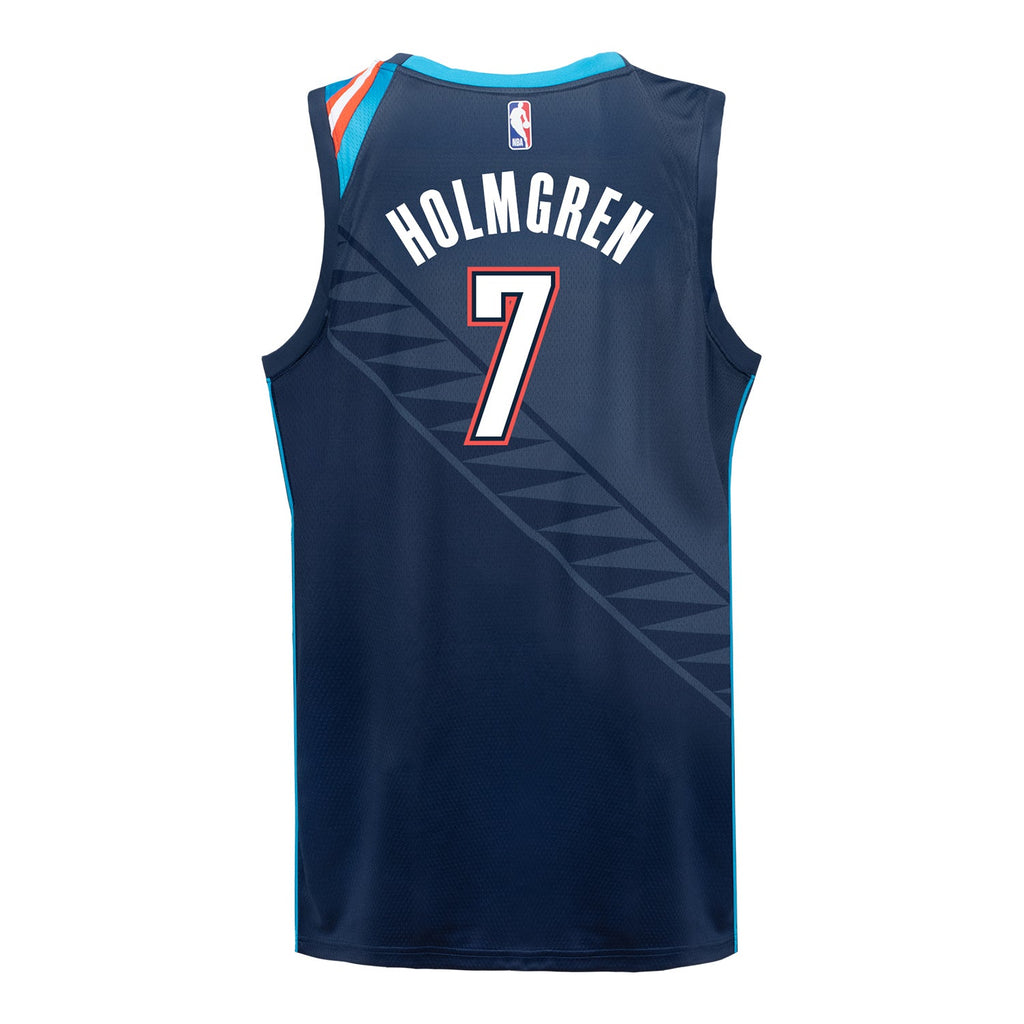 Kids Nike City Edition Swingman Jersey OKC Thunder 'Chet Holmgren'